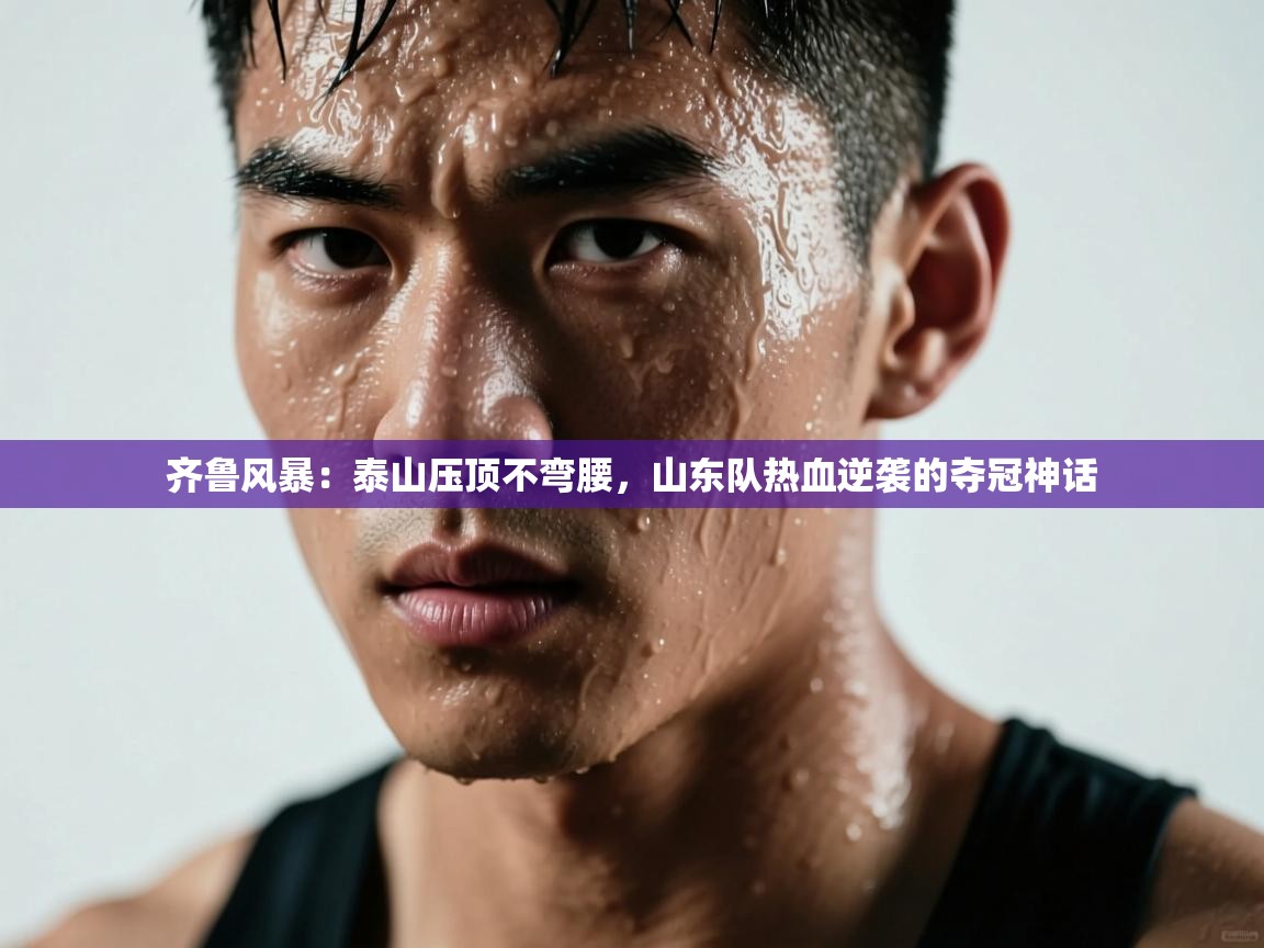 齐鲁风暴:泰山压顶不弯腰,山东队热血逆袭的夺冠神话 第1张